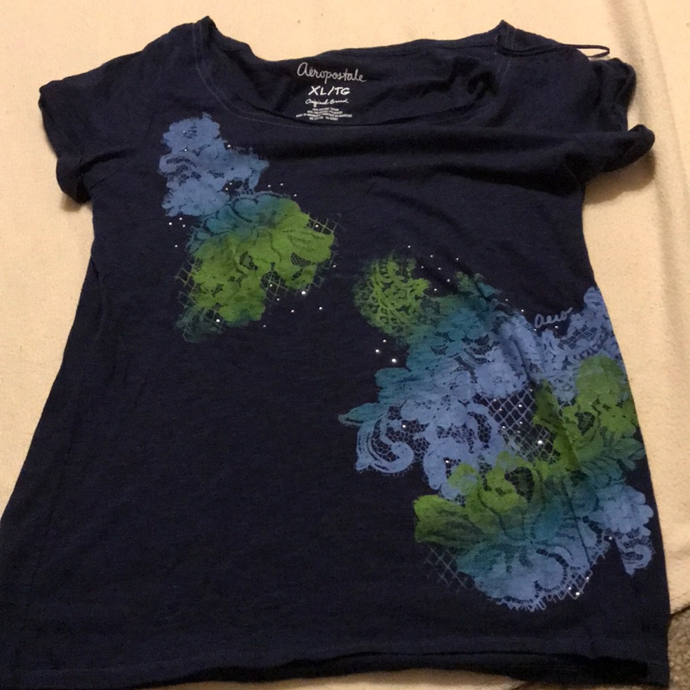 Aero floral tee, XL
